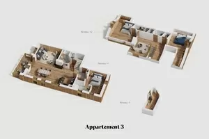 Appartement à vendre demi quartier, rhône-alpes, C3917 - 3 Image - 4
